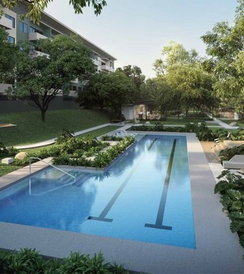 Incredible condos for sale in Escazú, San José - Spectacular pool to relax and play sports