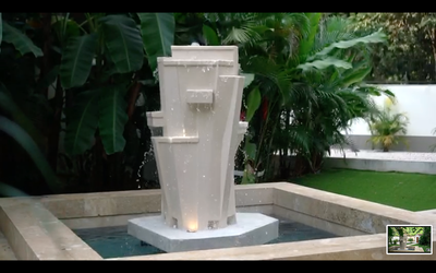 Fountain in Common Area of Riviera Residences - Riverside Ocean Community for Sale