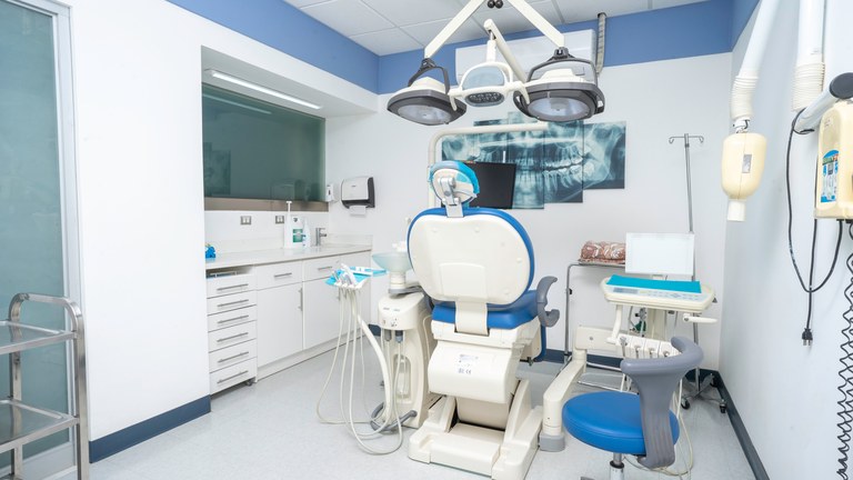 L-130: Building with fully equipped dental clinic