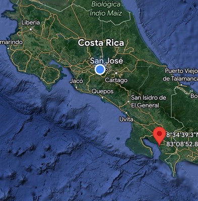 Venta lote frente al mar Bahía Golfito Costa Rica
