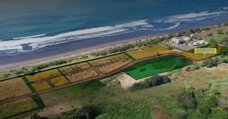 Playa Hermosa Oceanfront Lot 23: Amazing beach front lots for sale in Playa Hermosa in one of the most luxurious and private beach communities in Costa Rica! 