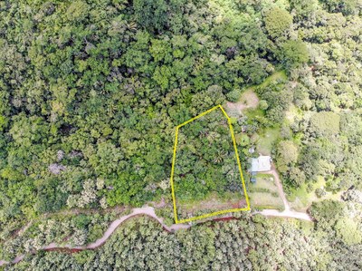 Land for sale in costa rica - Lot Red Drone shot with road.jpg