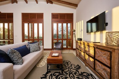 High Sealing Living Area of Luxury 5 Bedroom Oceanfront Residence in Guanacaste, Costa Rica