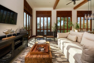 Livingroom Interior of Luxury 5 Bedroom  Oceanfront Residence in Guanacaste, Costa Rica