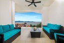 Outside Covered Balcony Lounge of Beautiful Ocean view Condo in Flamingo, Guanacaste, Costa Rica