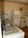 Kitchen of This Close to The Beach  Budget Friendly Apartment