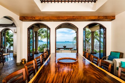Dining Area of Luxury 9 Bedroom Oceanfront Residence in Guanacaste, Costa Rica