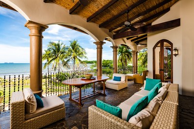 Ocean View from Terrace of Luxury 9 Bedroom Oceanfront Residence in Guanacaste, Costa Rica