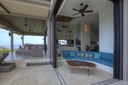 Living Area and Terrace of Luxury 5 Bedroom Panoramic Oceanview Residence in Guanacaste, Costa Rica