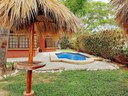 Pool Area of Charming Residence with Private Pool in Potrero, Guanacaste