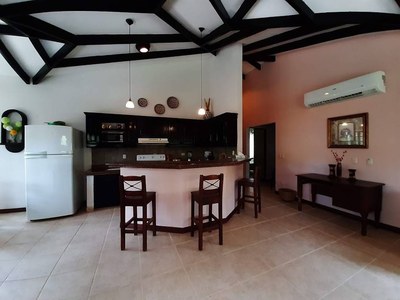 Kitchen of Charming Residence with Private Pool in Potrero, Guanacaste
