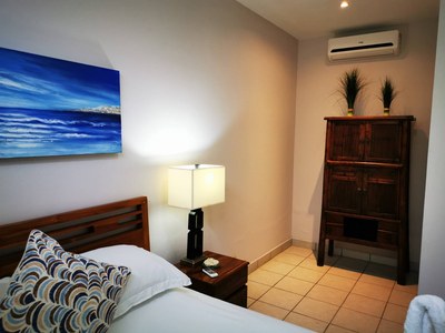 Bedroom of Beach Access Sunset View Condo in Potrero, Guanacaste