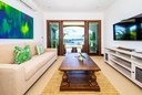 Living Room of Modern Luxury Multiple Ocean View Condominium for rent in Flamingo, Guanacaste