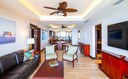 Living room of Modern Luxury Panoramic Ocean View Condominium for Rent in Flamingo, Guanacaste 