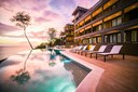 Exterior of Modern Luxury Panoramic Ocean View Condominium for Rent in Flamingo, Guanacaste
