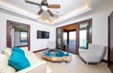 Living Area of Modern Luxury Multiple Ocean View Condominium for Rent in Flamingo, Guanacaste