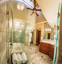 Bathroom of Ocean View 2 Bedroom Beach Access Villa for Rent in Playa Flamingo, Guanacaste
