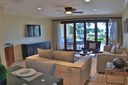 Living Area of Beachfront 2 bedroom Luxury Villa for Rent in Playa Flamingo, Guanacaste