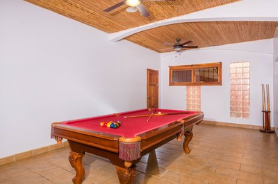 Game Room of Ocean View and Ocean Access Villa on Playa Potrero, Guanacaste