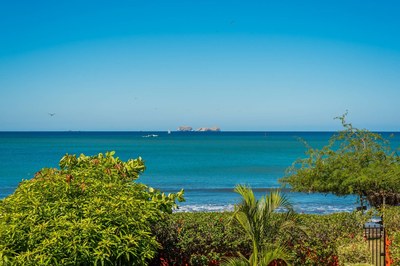 Beach View of Ocean View and Ocean Access Villa on Playa Potrero, Guanacaste