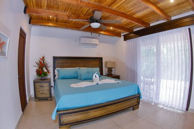 Bedroom of Ocean Front Villa with Private Pool for Rent in Playa Potrero