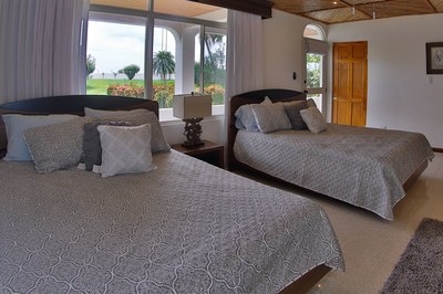 Bedroom of Ocean Front Villa with Private Pool for Rent in Playa Potrero