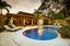 Pool Area of Elegant Modern Villa with Private Pool Close to Beach in Potrero 