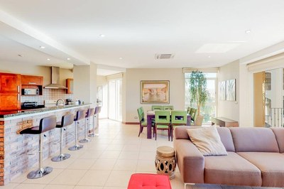 Living Area of 3 Bedroom Spacious Condominium in Residence at Playa Langosta