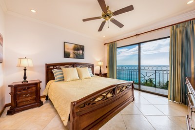 Bedroom of Fantastic Ocean view Condo in Playa Flamingo