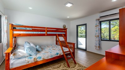 Bedroom of Brand New Modern Home for Rent in Surfside Potrero