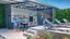 Outside Kitchen of Brand New Modern villa with Private Pool in Surfside Potrero