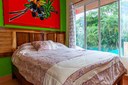 Bedroom of Charming Cozy Home with Private Pool in Potrero 