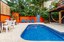 Pool Area of Charming Cozy Home with Private Pool in Potrero 
