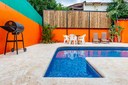 Pool Area of Charming Cozy Home with Private Pool in Potrero 