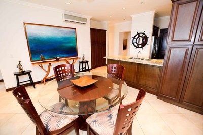 Living Area of Ocean View Luxury Condominium in Playa Flamingo