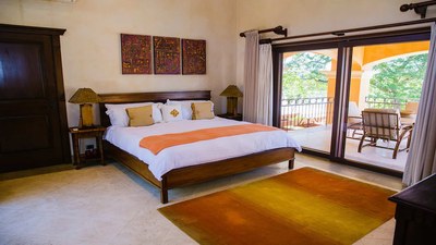 Bedroom of Beachfront Ocean View Luxury Mansion in Playa Flamingo