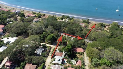 Aerial View of Beautiful 3 Bedroom Home with Private Pool Walking Distance from Beach in Potrero