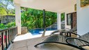 Terrace of Luxury Cliffside Ocean Access Villa in Flamingo