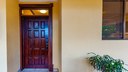 Front Door of 2 Storie Ocean View Luxury Condominium in Flamingo