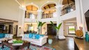 Living Area of Amazing 6 Bedroom Luxury  Oceanfront Villa directly on Flamingo Beach 