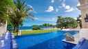 Pool Area of Amazing 6 Bedroom Luxury  Oceanfront Villa directly on Flamingo Beach 