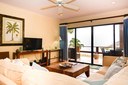Living Area of Elegant 3 Bedroom Oceanfront Condo wit Balcony
