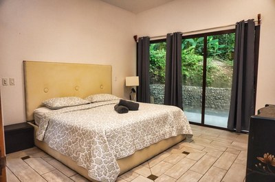 Bedroom view to Veranda of Manuel Antonio Jungle Rental
