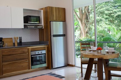 Kitchen and dining Guana 2 Upstairs Rental - Rental in Surfside Costa Rica 