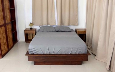 Bedroom of Casa Guana I - Efficiency Riverfront Residence for Rent in Surfside / Playa Potrero