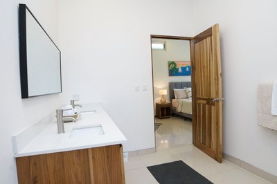 Beach Walk- Bathroom Interior - 3 Rental Villa in Playa Potrero Costa Rica Gated Community