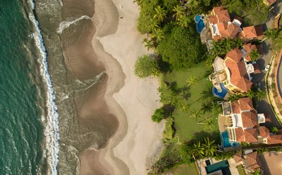 Aerial View of the Property and Playa Flamingo