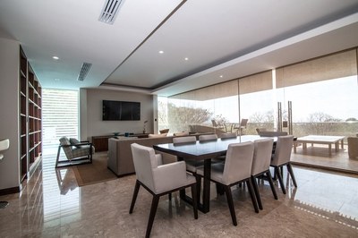 Great Room of Modern Ocean view Luxury Estate 