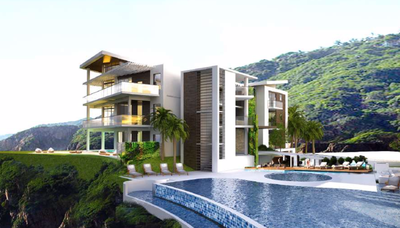 1st Floor 3 Bedroom Condo for Sale in Oceanfront Gated Community in Costa Rica