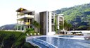 Luxury condos with an cliffside oceanview